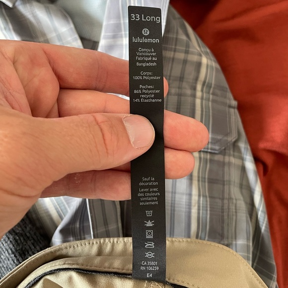 Lululemon ABC pant 33x32 - Picture 5 of 7